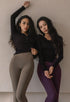 Dear Slit Ribbed Sleeve